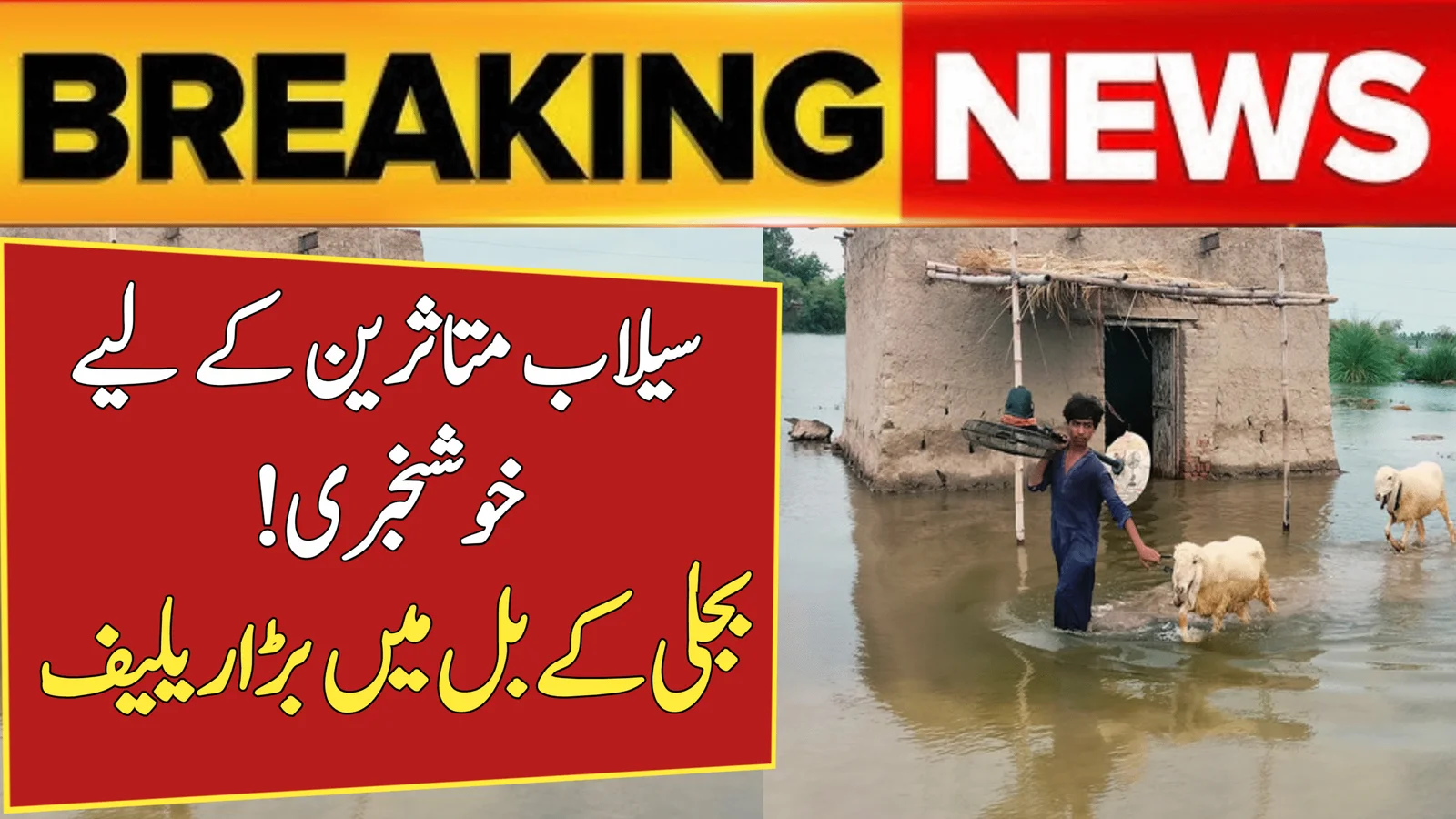 Electricity Bill Relief for Flood Victims
