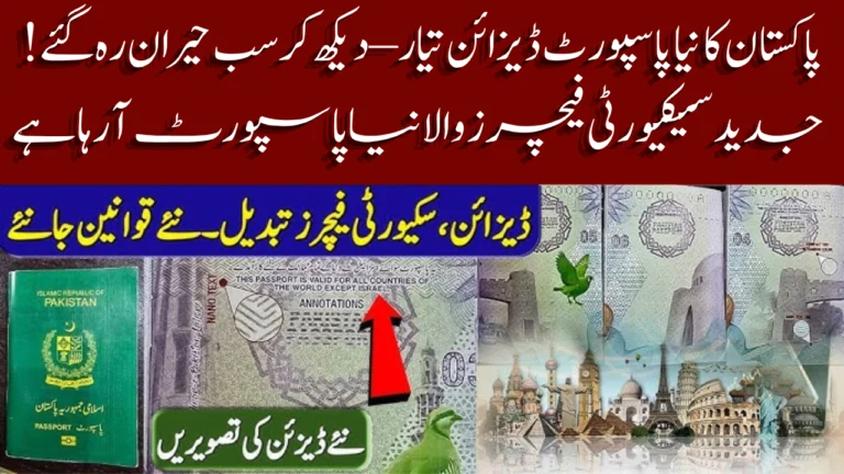 New Pakistani Passport Design