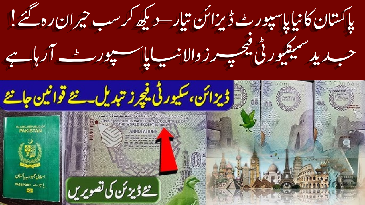 New Pakistani Passport Design