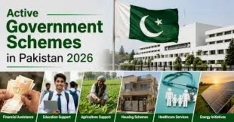 Active Government Schemes in Pakistan 2026 6 Active Government Schemes in Pakistan 2026
