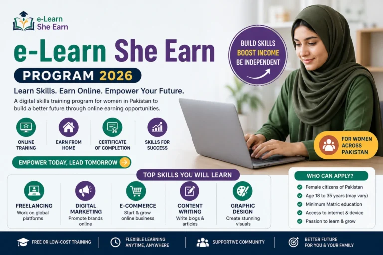 Cm punjab E learn program for women